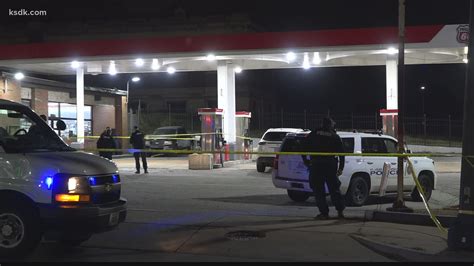 Man Injured in shooting at North St. Louis gas station